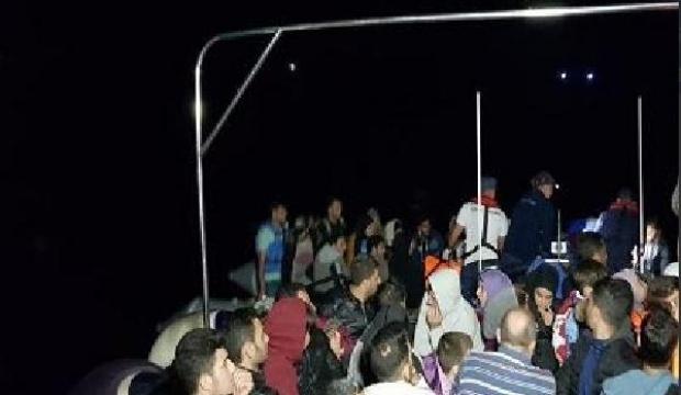 Havadan ve radardan tespit edilen 130 kaçak göçmen yakalandı