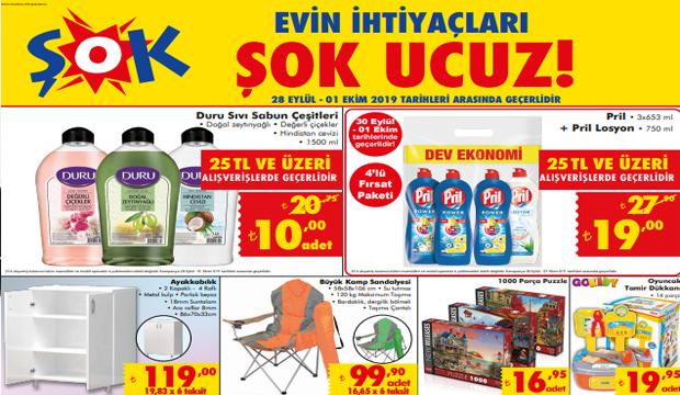 ŞOK Aktüel 30 Eylül kataloğu: Hafta başına özel indirimli ürünler...