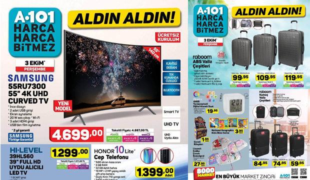 A101 aktüel ürün kataloğu: 3 Ekim Bugün küçük ev aletlerinde kampanya...