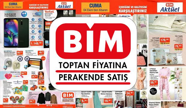 BİM 4 Ekim aktüel ürün kataloğu! Bugün kadınlara özel indirimli ürünler