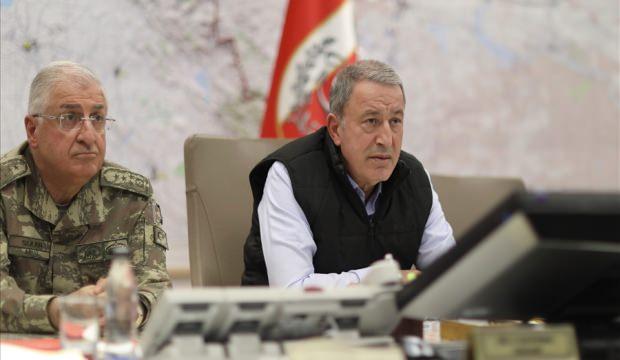Bakan Akar'dan son dakika Barış Pınarı Harakatı açıklaması