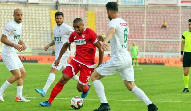 Boluspor ikinci yarı açıldı