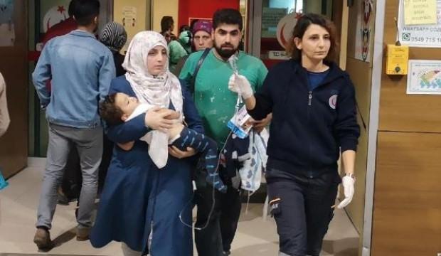 Çamaşır suyu içen 1 yaşındaki Ahmet tedaviye alındı