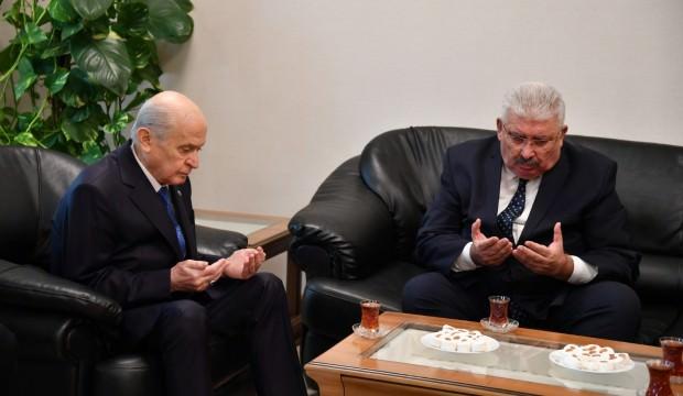 Bahçeli'den Semih Yalçın'a taziye ziyareti