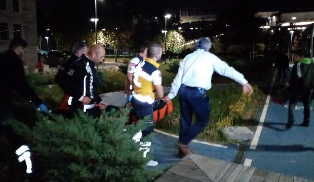 Haliç’e düşen yabancı uyruklu şahıs hastaneye kaldırıldı