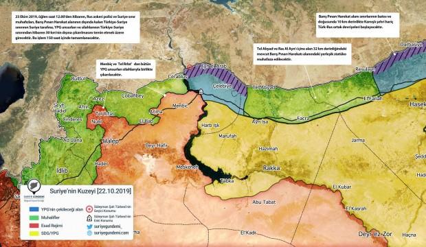 İşte Suriye'de son harita! Türkiye dengeleri değiştirdi