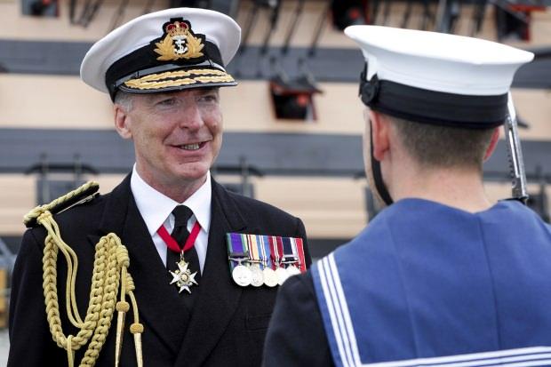 İngiliz Deniz Kuvvetleri Komutanı Oramiral Tony Radakin