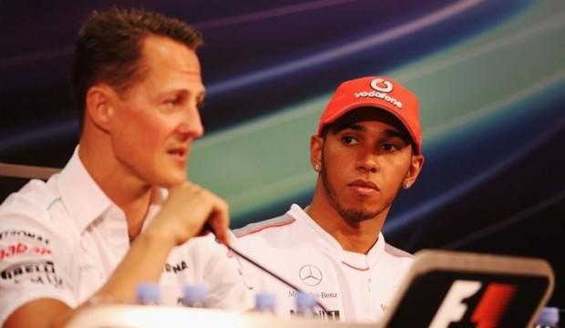 Hamilton'ın önünde yalnızca Schumacher kaldı