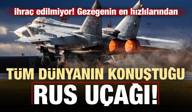 Dünyanın konuştuğu Rus uçağı! Dışarı ihraç edilmiyor kimse bilmiyor...