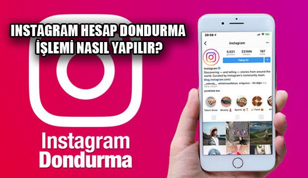 Instagram dondurma işlemi nasıl yapılır 2019? Instagram hesap silme!