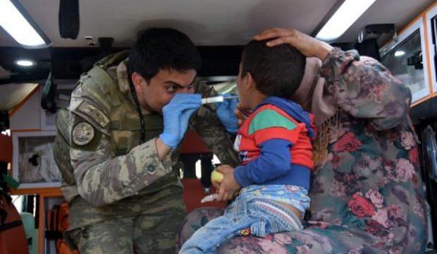 Tel Abyad ve Resulayn'da sağlık taraması