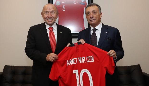 Ahmet Nur Çebi'den Nihat Özdemir'e ziyaret