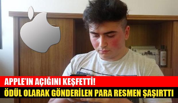 Türk öğrenci Apple'ın açını buldu: Apple'dan gelen ödül görenleri şaşırttı!