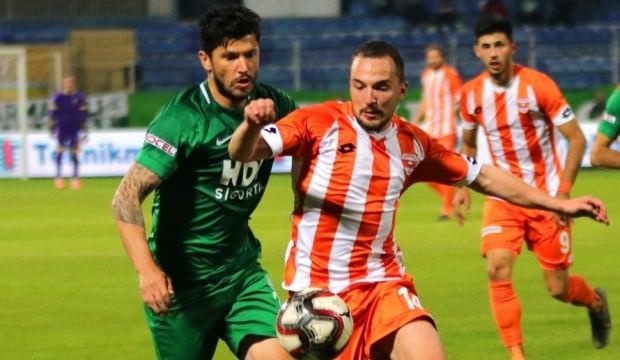 Adanaspor 80'de yakalandı! Hasret 10 maça çıktı