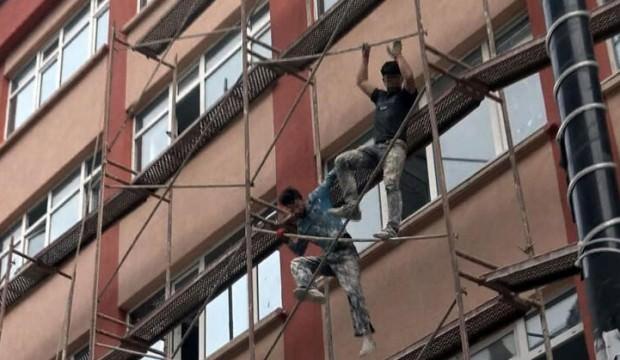 Avcılar'da yürekleri ağza getiren görüntü