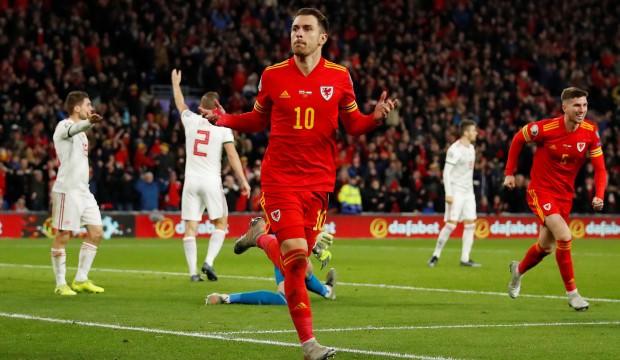 Galler EURO 2020 biletini Ramsey ile aldı!