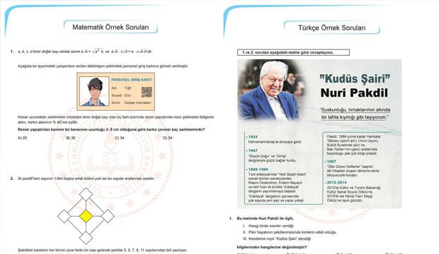 2019 Kasım LGS örnek soruları | Liseye Geçiş Sınavında çıkacak soru ve cevaplar