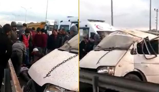 Düğün konvoyu kana bulandı