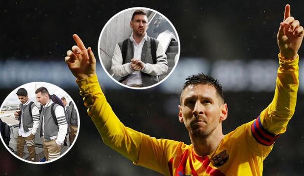Barcelonalı futbolcuların kıyafeti alay konusu oldu
