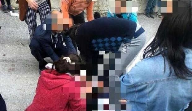 Genç kadın sokak ortasında eşi tarafından öldürüldü