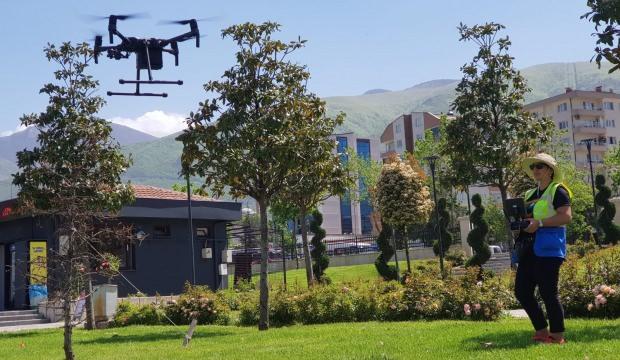 Kaçak yapı tespitine denetçi drone çözümü