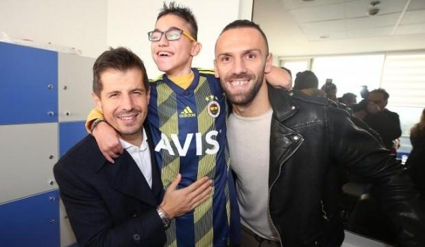 Ali Koç ve futbolculardan anlamlı ziyaret