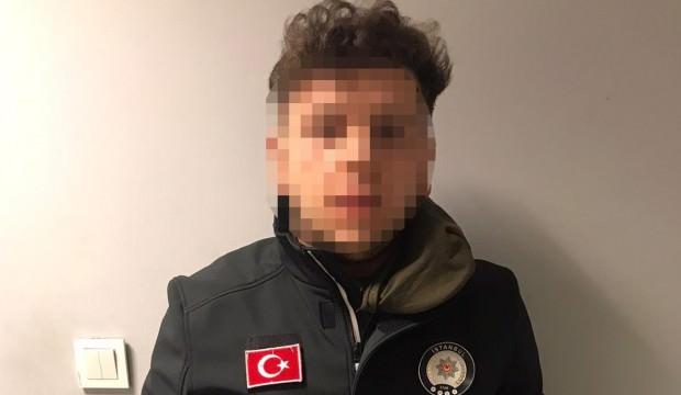 Polis kıyafetiyle yakalandı “Dizi setinde çalışıyorum” dedi