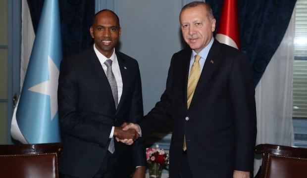 Cumhurbaşkanı Erdoğan, Somali Başkanı Hasan Ali Hayri ile görüştü
