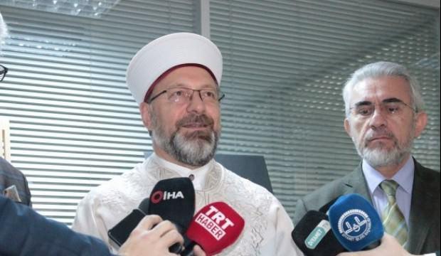 Diyanet İşleri Başkanı Ali Erbaş: Sandalyeler camiye uymuyordu