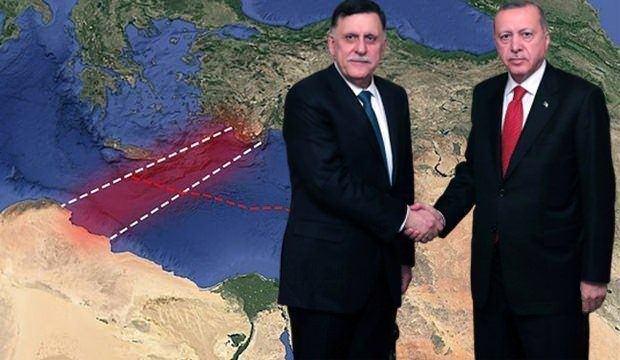 UMH Başbakanı Al Sarraj ve Cumhurbaşkanı Erdoğan...