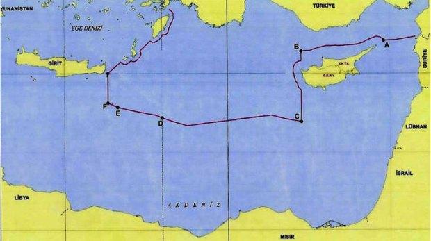 Akdeniz'de sınırları değiştiren yeni harita!
