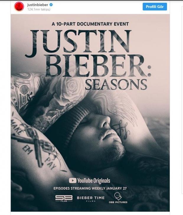 Justin Bieber belgeseli geliyor