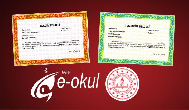 2020 Takdir belgesi ve teşekkür belgesi nasıl hesaplanır?