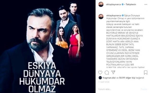 Ünlü oyuncu Mustafa Üstündağ 'Eşkıya Dünyaya Hükümdar Olmaz'dan ayrıldı!