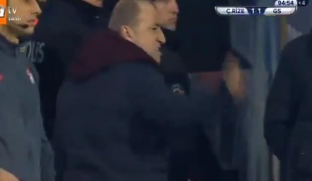 Fatih Terim çileden çıktı! Maç bitmeden içeri gitti!