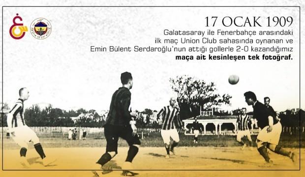 G.Saray F.Bahçe ile oynanan ilk derbiyi paylaştı! 111 yıl önce...