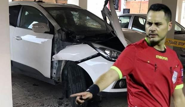 Hakemin arabasına bomba yerleştirdiler!