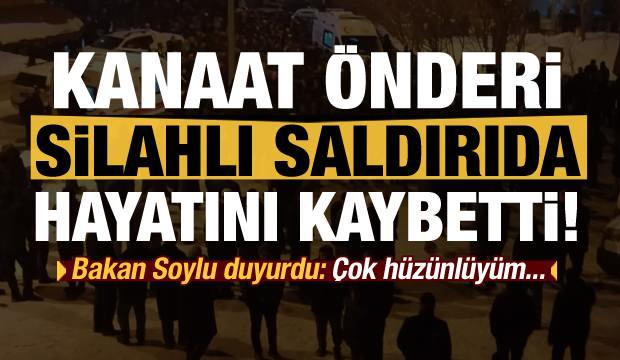 Kanaat önderi Seyda Abdülkerim Çevik silahlı saldırıda öldürüldü!