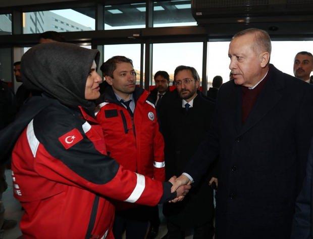 başkan erdoğan emine kuştepeyi tebrik etti
