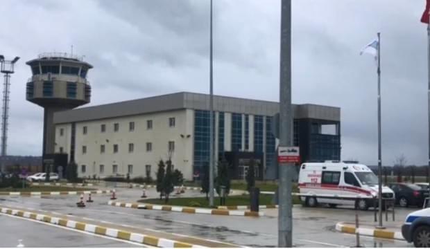 Sinop Havaalanında korkutan patlama sesi