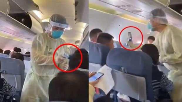 Çin'de uçaklarda virüs taraması yapılmaya başlandı