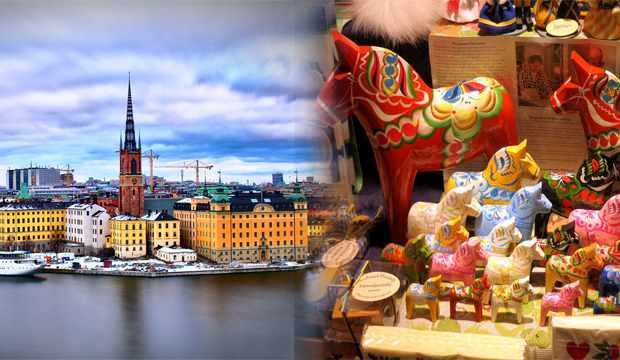 İsveç'in başkenti Stockholm'de alınacak hediyelik eşyalar