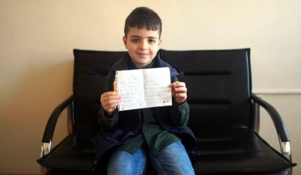 Yardım paketinin içinde duygulandıran mektup