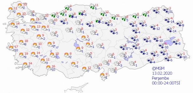Son dakika - İl il hava durumu