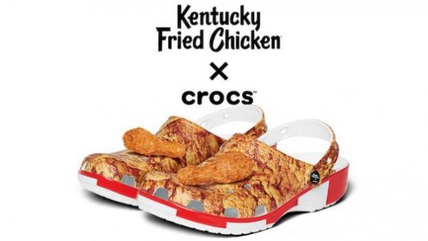 KFC'den tavuk çıtır görselli X Cross ayakkabı