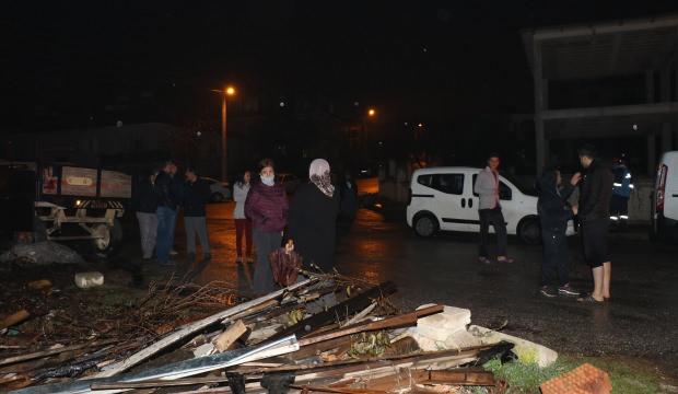 3 katlı binada korkutan yangın