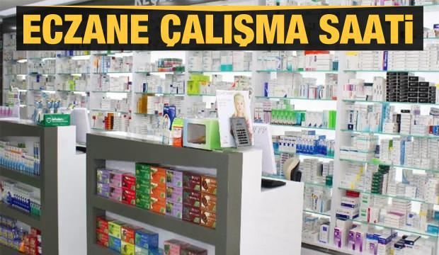 Eczanelerin çalışma saatleri: Eczaneler kaçta açılıyor kaçta kapanıyor 2020?