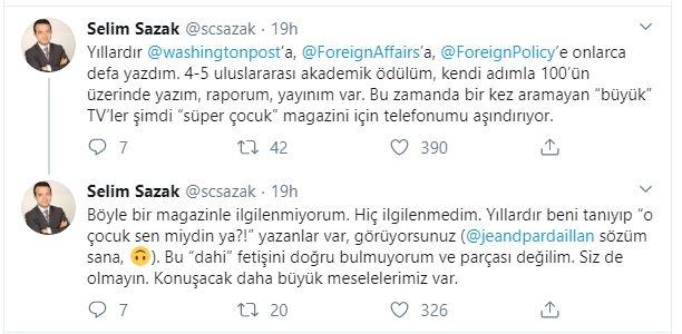 90'larn dahi ocuu Selimcan Twitter'dan sitem etti!