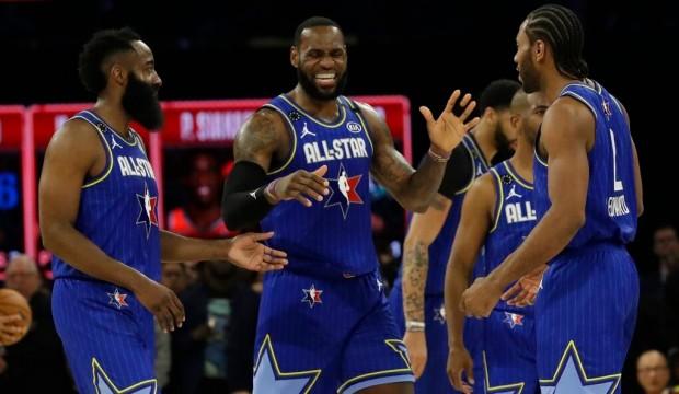 All Star maçı nefes kesti! Kazanan LeBron'un takımı...