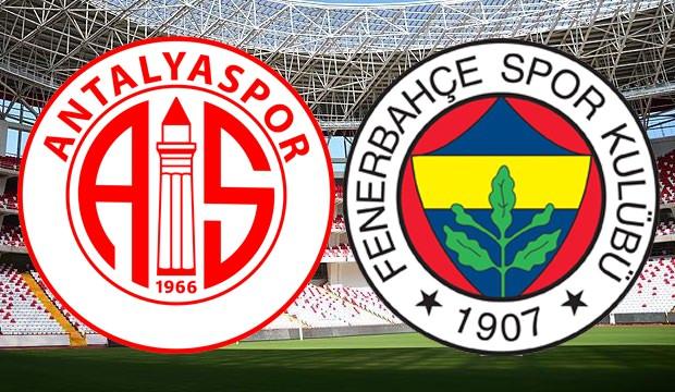 Antalyaspor Fenerbahçe maçı ne zaman saat kaçta? Antalyaspor Fenerbahçe muhtemel 11'ler